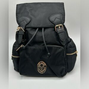 Valentino Orlandi Black Nylon Backpack NWT Sealed.